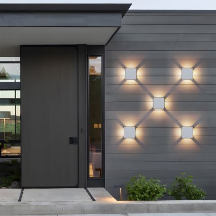 Brilagi - LED Spoljašnja zidna svetiljka QUADRAY LED/6W/230V bela IP54