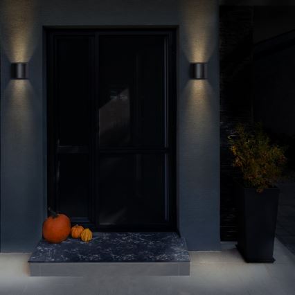 Brilagi - LED spoljašnja zidna svetiljka RONDO LED/6W/230V crna IP54