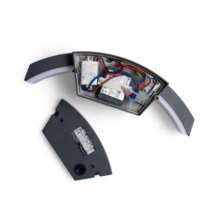 BRILAGI - LED spoljašnja zidna svetiljka sa senzorom ARCELO LED/8W/230V IP54