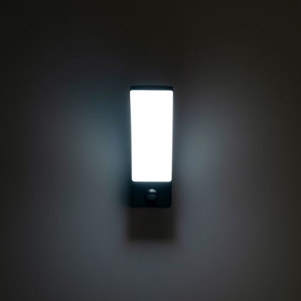 Brilagi - LED spoljašnja zidna svetiljka sa senzorom ARCELO LED/9W/230V IP44