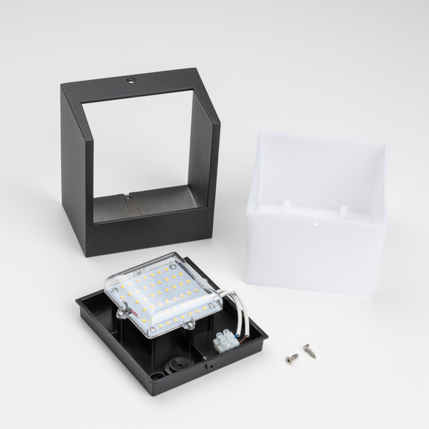 Brilagi - LED spoljašnja zidna svetiljka TERNI LED/12W/230V crna IP44