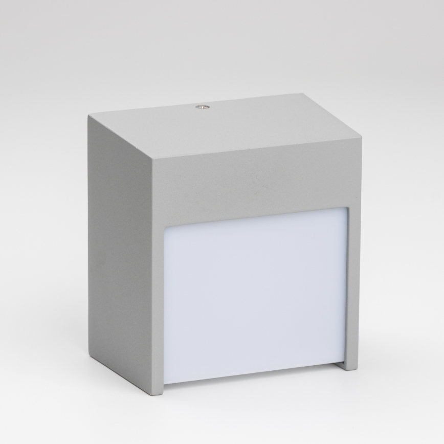 Brilagi - LED spoljašnja zidna svetiljka TERNI LED/12W/230V siva IP44