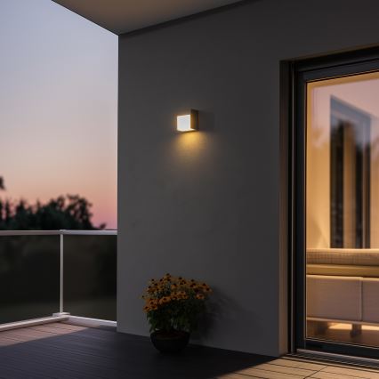 Brilagi - LED spoljašnja zidna svetiljka TERNI LED/12W/230V siva IP44