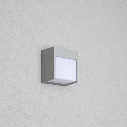 Brilagi - LED spoljašnja zidna svetiljka TERNI LED/12W/230V siva IP44
