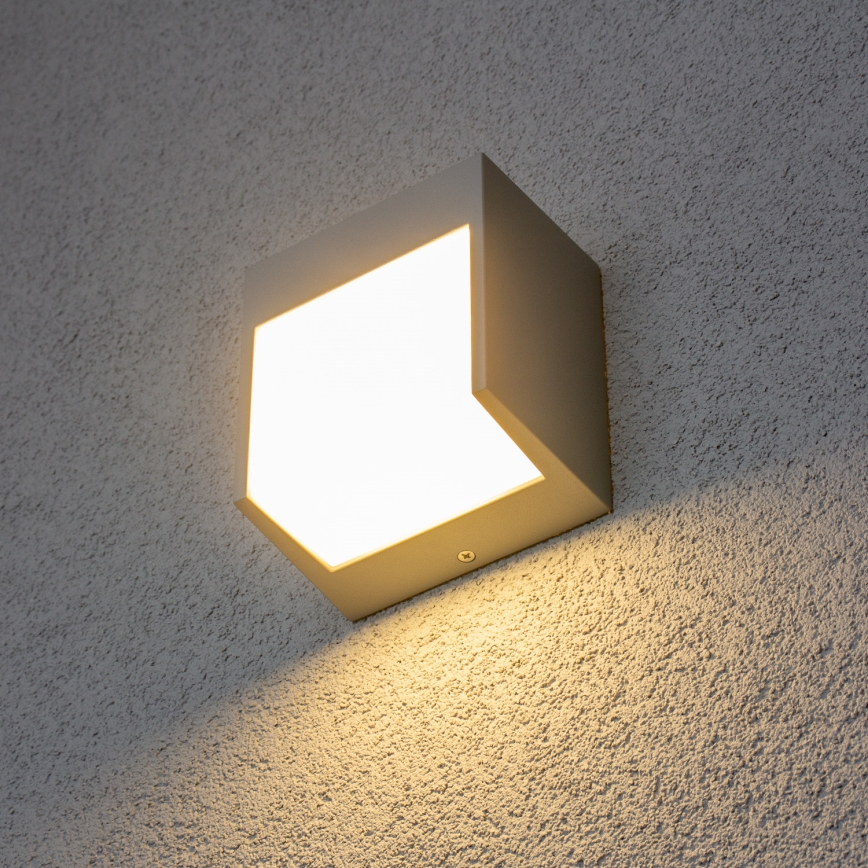 Brilagi - LED spoljašnja zidna svetiljka TERNI LED/12W/230V siva IP44