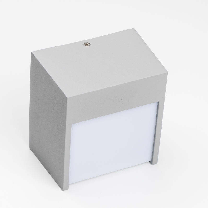 Brilagi - LED spoljašnja zidna svetiljka TERNI LED/12W/230V siva IP44