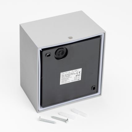 Brilagi - LED spoljašnja zidna svetiljka TERNI LED/12W/230V siva IP44