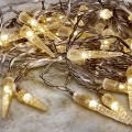 Brilagi - LED spoljašnje božićne lampice 50xLED/8 funkcija/3xAA 8m IP44 topla bela