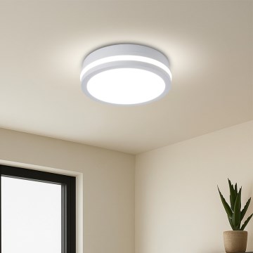 Brilagi - LED spoljašnje plafonsko svetlo BENE LED/18W/230V, prečnik 21,5 cm, bela, IP54