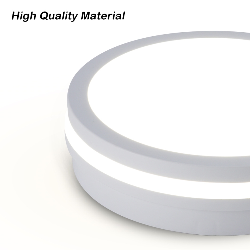 Brilagi - LED spoljašnje plafonsko svetlo BENE LED/18W/230V, prečnik 21,5 cm, bela, IP54