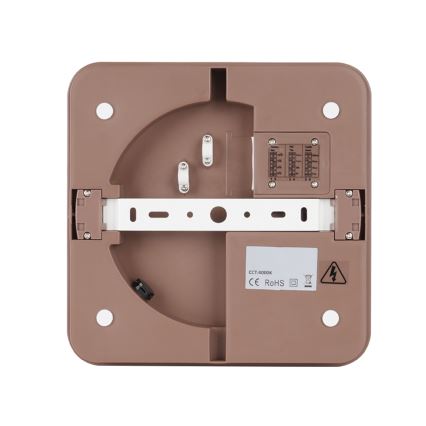 Brilagi - LED spoljašnje plafonsko svetlo BENE LED/24W/230V 26x26 cm, braon, IP54