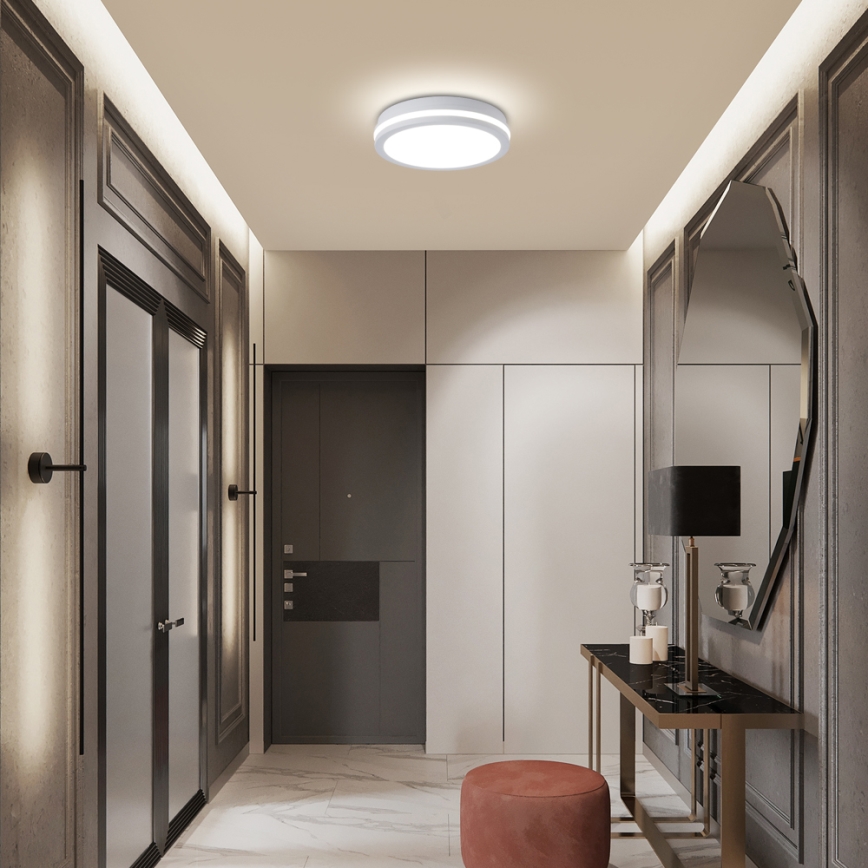 Brilagi - LED spoljašnje plafonsko svetlo BENE LED/24W/230V prečnik 26 cm bela IP54