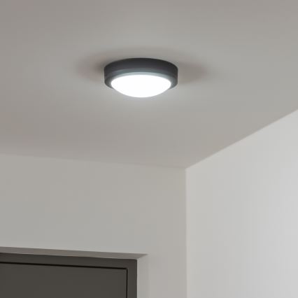 Brilagi - LED spoljašnje plafonsko svetlo LED/13W/230V Ø17 cm IP54 antracit