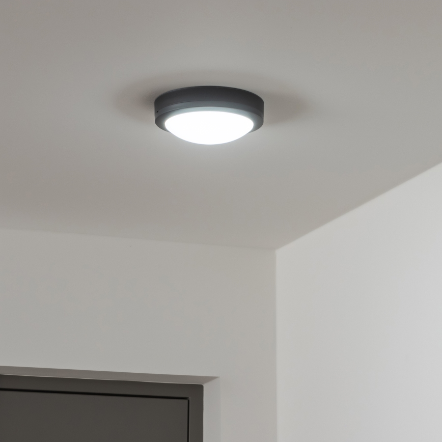 Brilagi - LED spoljašnje plafonsko svetlo LED/13W/230V Ø17 cm IP54 antracit