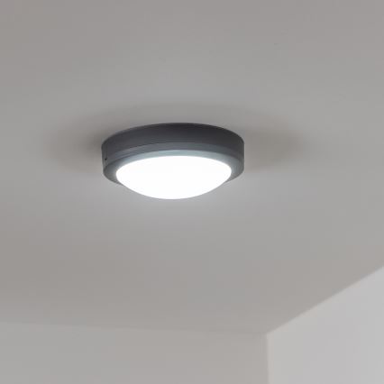 Brilagi - LED spoljašnje plafonsko svetlo LED/13W/230V Ø17 cm IP54 antracit