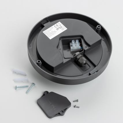 Brilagi - LED spoljašnje plafonsko svetlo LED/13W/230V Ø17 cm IP54 antracit