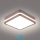 Brilagi - LED spoljašnje plafonsko svetlo sa senzorom BENE LED/18W/230V 21,5x21,5 cm braon IP54