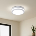 Brilagi - LED spoljašnje plafonsko svetlo sa senzorom BENE LED/18W/230V prečnik 21,5 cm belo IP54