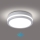 Brilagi - LED spoljašnje plafonsko svetlo sa senzorom BENE LED/18W/230V Ø 21,5 cm belo IP54