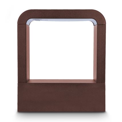 Brilagi - LED spoljašnje zidno svetlo BARI LED/7W/230V 3000/4000/6000K braon IP54