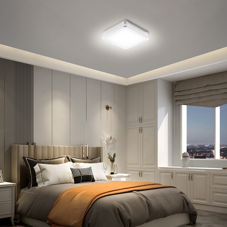 Brilagi - LED spoljašnje svetlo BENE LED/24W/230V 26x26 cm belo IP54