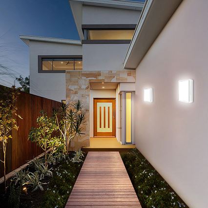 Brilagi - LED spoljašnje svetlo BENE LED/24W/230V 26x26 cm belo IP54