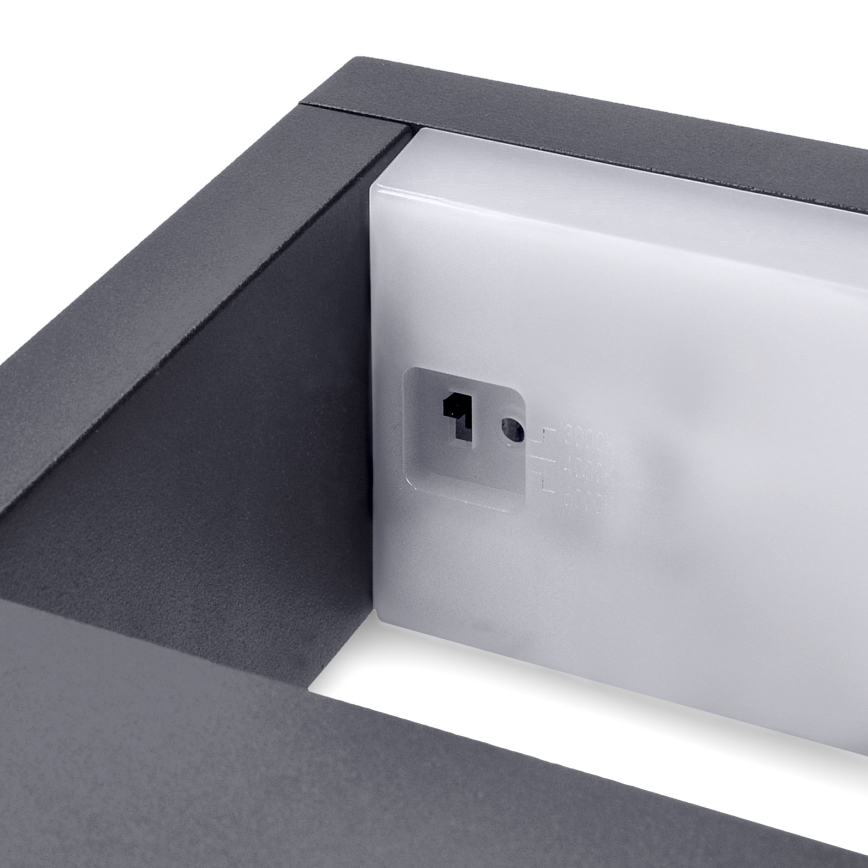 Brilagi - LED spoljašnje zidno svetlo RAGUSA LED/7W/230V 3000/4000/6000K antracit IP54