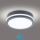 Brilagi - LED spoljašnje svetlo sa senzorom BENE LED/18W/230V prečnik 22 cm antracit IP54