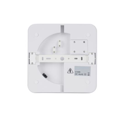 Brilagi - LED spoljašnje svetlo sa senzorom BENE LED/24W/230V 26x26 cm bela IP54