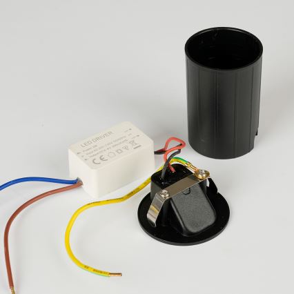 Brilagi - LED spoljašnje ugradno svetlo STAIRDOT LED/2W/230V crno IP65 okruglo