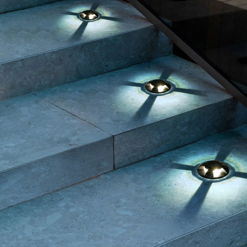 Brilagi - LED spoljašnje ugradno svetlo za prilaz GROUNDRAY LED/1W/230V crna IP67