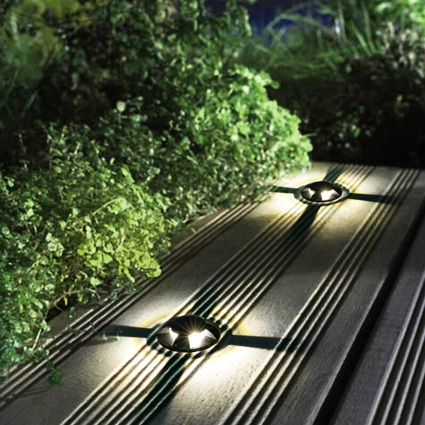 Brilagi - LED spoljašnje ugradno svetlo za prilaz GROUNDRAY LED/1W/230V crna IP67