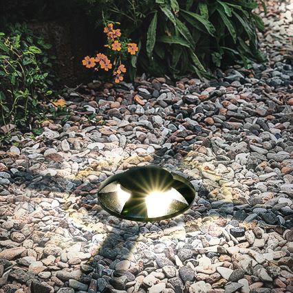 Brilagi - LED spoljašnje ugradno svetlo za prilaz GROUNDRAY LED/1W/230V crna IP67