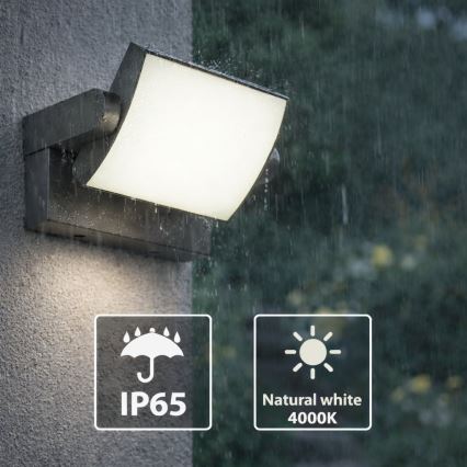 Brilagi - LED spoljašnje zidno svetlo ANKLE LED/18W/230V 4000K IP65 antracit