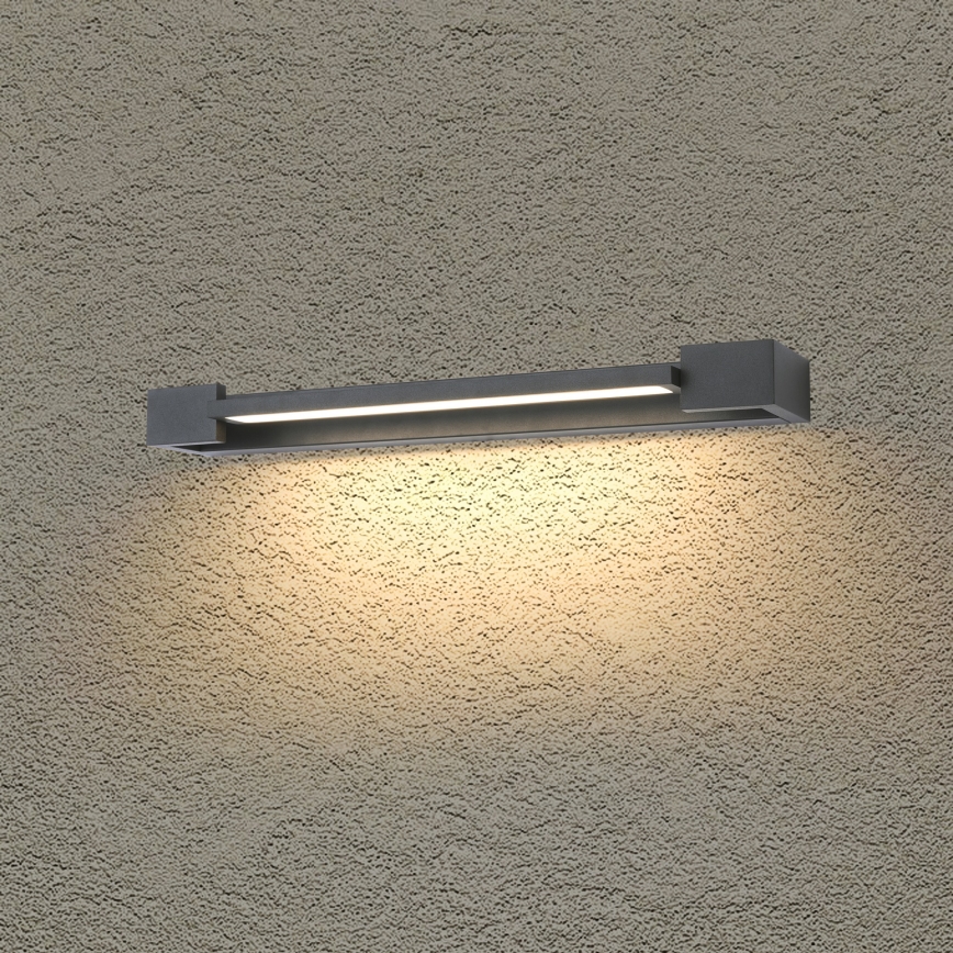 Brilagi - LED spoljašnja zidna svetiljka AQUA LINE LED/12W/230V 45 cm IP44 antracit CRI 90