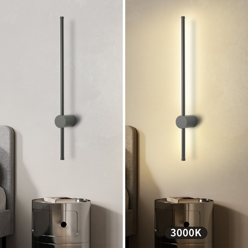 Brilagi - LED spoljašnja zidna svetiljka AURA LED/12W/230V 3000K IP54 65 cm antracit CRI 90