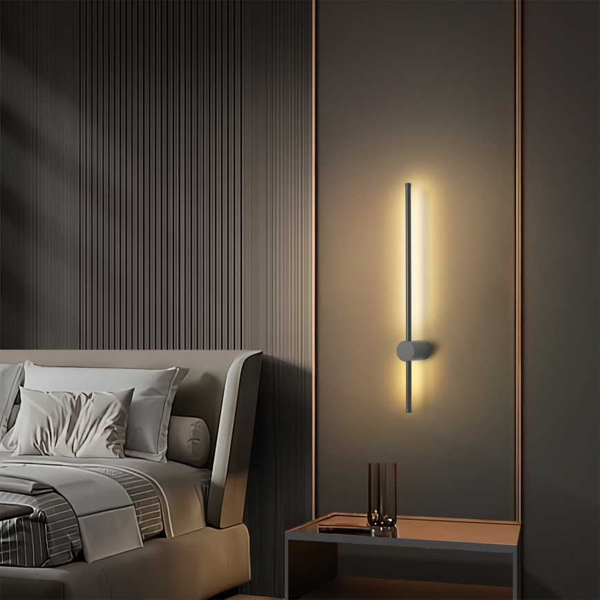 Brilagi - LED spoljašnja zidna svetiljka AURA LED/12W/230V 3000K IP54 65 cm antracit CRI 90