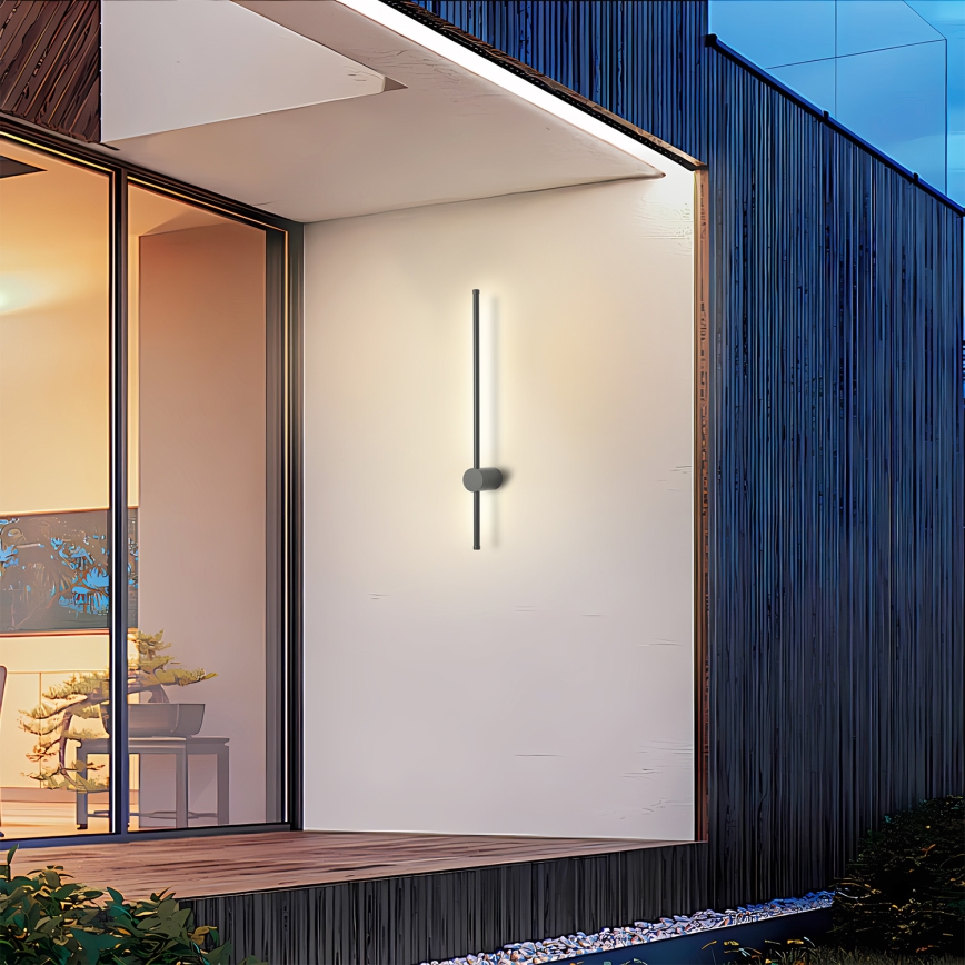 Brilagi - LED spoljašnja zidna svetiljka AURA LED/12W/230V 3000K IP54 65 cm antracit CRI 90