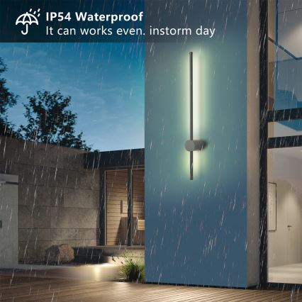 Brilagi - LED spoljašnje zidno svetlo AURA LED/12W/230V 4000K IP54 65 cm antracit CRI 90