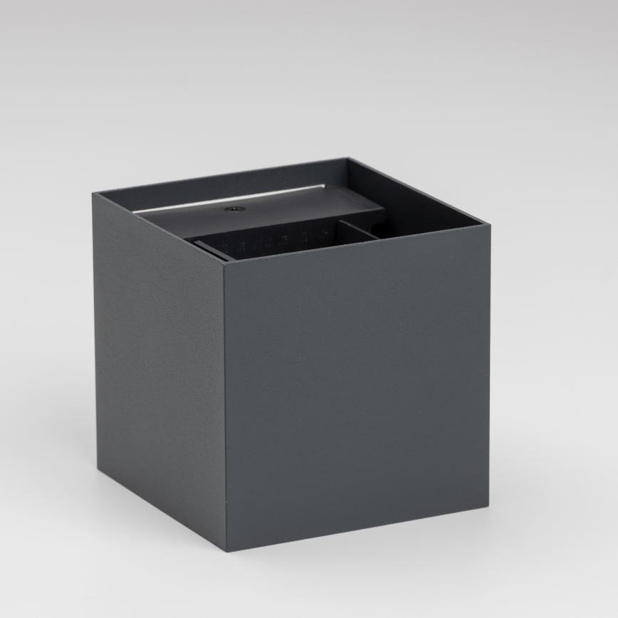 Brilagi - LED spoljašnje zidno svetlo CUBE LED/6W/230V antracit IP54