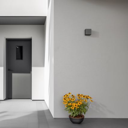 Brilagi - LED spoljašnje zidno svetlo CUBE LED/6W/230V antracit IP54