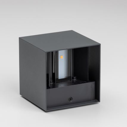 Brilagi - LED spoljašnje zidno svetlo CUBE LED/6W/230V antracit IP54