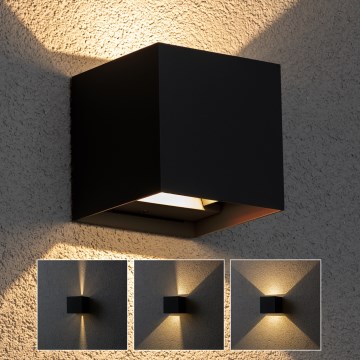 Brilagi - LED spoljašnje zidno svetlo CUBE LED/6W/230V crna IP54