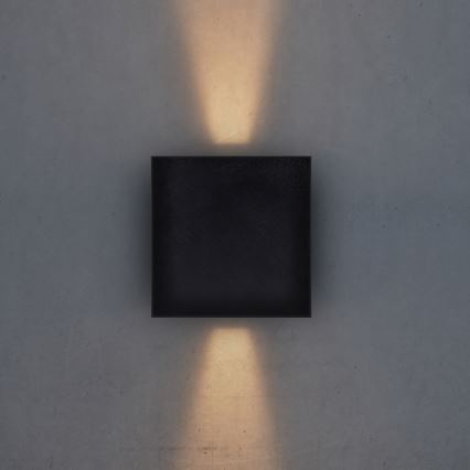 Brilagi - LED spoljašnje zidno svetlo CUBE LED/6W/230V crna IP54