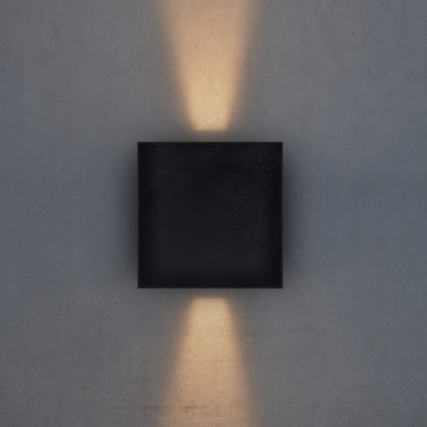 Brilagi - LED spoljašnje zidno svetlo CUBE LED/6W/230V crna IP54