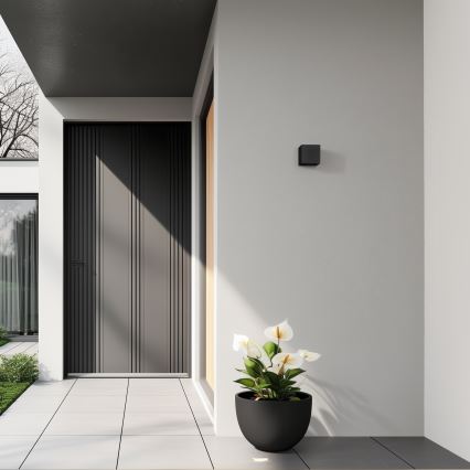 Brilagi - LED spoljašnje zidno svetlo CUBE LED/6W/230V crna IP54