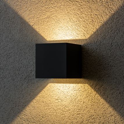 Brilagi - LED spoljašnje zidno svetlo CUBE LED/6W/230V crna IP54
