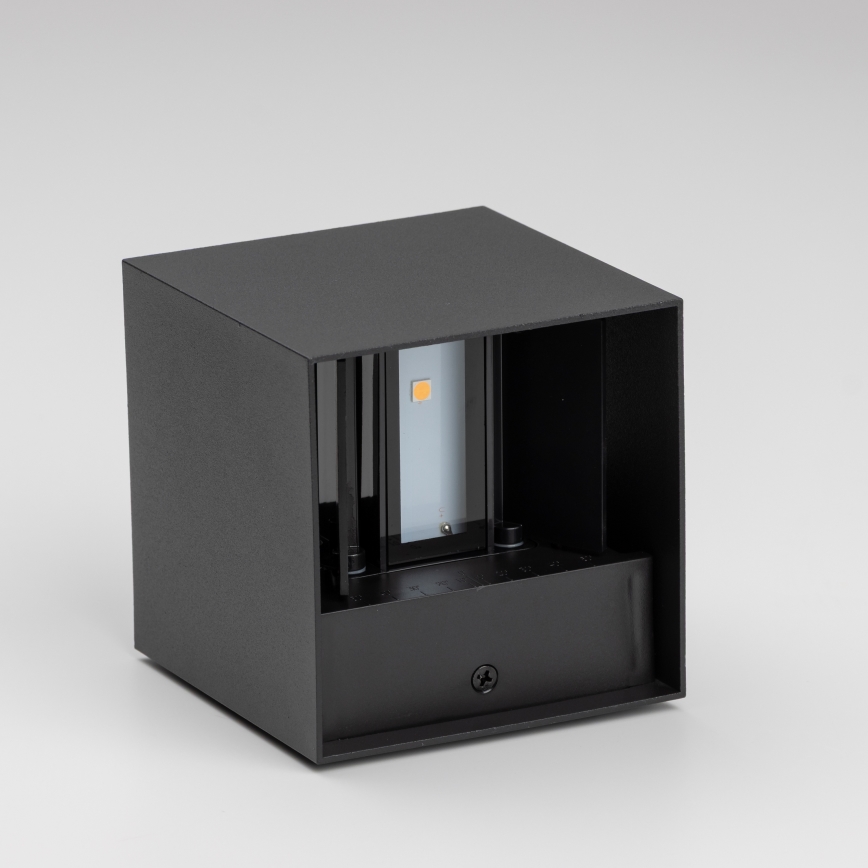 Brilagi - LED spoljašnje zidno svetlo CUBE LED/6W/230V crna IP54
