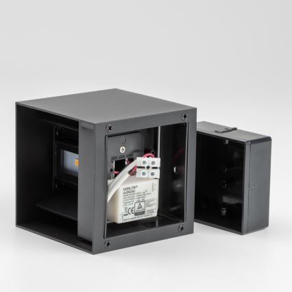 Brilagi - LED spoljašnje zidno svetlo CUBE LED/6W/230V crna IP54