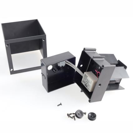 Brilagi - LED spoljašnje zidno svetlo CUBE LED/6W/230V crna IP54